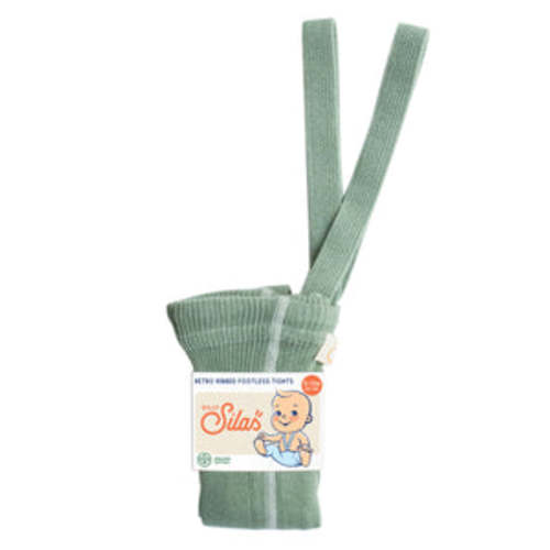 Silly Silas I Footless tights with braces I Matcha Oat Latte/ size 6-12 monte