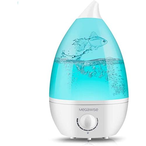 MegaWise Ultrasonic Cool Mist Humidifier SK7620 - 1.5L Capacity, Whisper-Quiet Operation, Adjustable Mist Output, Auto Shut-Off - Ideal for Home, Office, Baby Room, and Bedroom