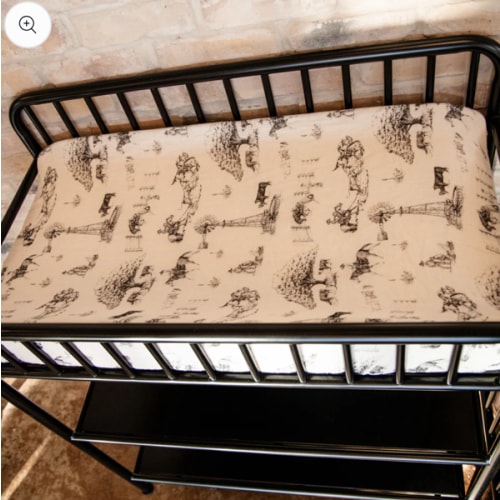 Heaven on Earth Bamboo Muslin Changing Pad Cover – Cowkid Clothing Company