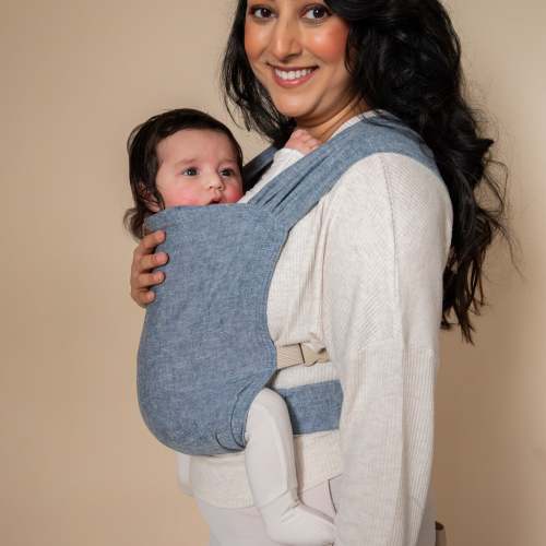 Indigo Sprout Newborn Carrier | Classic Solid Design | hope&plum