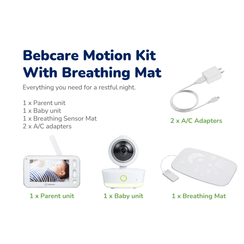Baby Monitor | Bebcare Motion Digital Video (with Breathing Mat Add-On)