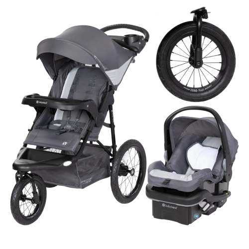 Baby Trend Expedition Zero Flat Jogger Travel System with LED Lights