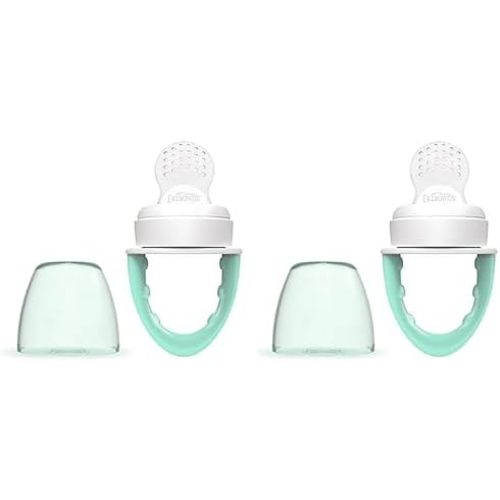 Dr. Brown's Designed to Nourish, Fresh Firsts Silicone Feeder, Mint, One Size (Pack of 2)