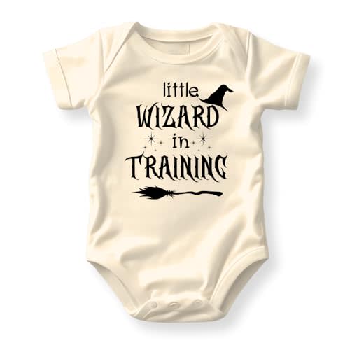 Little Wizard in Training Baby Bodysuit, Cute Wizard Outfit for Children, Magic Baby Clothes