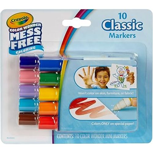 Color Wonder Mess Free Coloring Markers 10-Pack