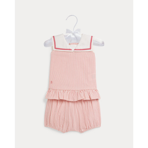 Striped Madras Sailor Top & Bloomer for Baby Girls | Ralph Lauren