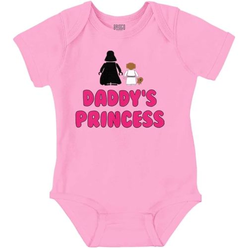 Brisco Brands Daddy's Princess Dark Galaxy Baby Bodysuit Jumper Girls