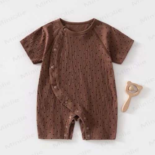 Baby Cotton Polka Dot Romper