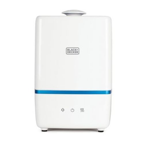BLACK+DECKER Ultrasonic Humidifier 1.32 Gallon with Warm and Cool Mist, White