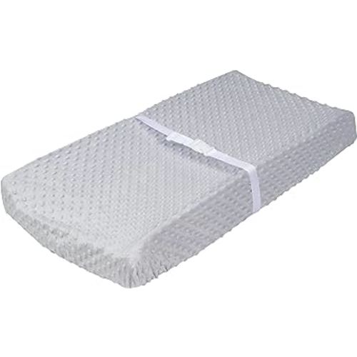 Gerber Baby Boys Girls Neutral Newborn Infant Baby Toddler Nursery Changing Pad Cover, Dotted Light Gray, 16" x 32"