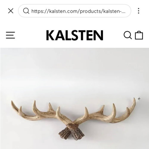 Kalsten | Vintage Antler Wall Hook Rustic Coat Rack