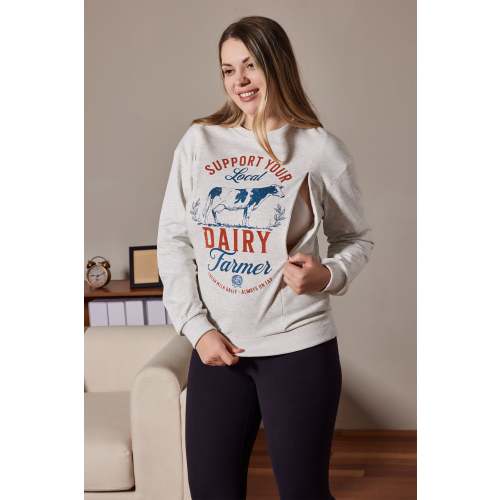 Support Your Local Farmer Breastfeeding Sweatshirt