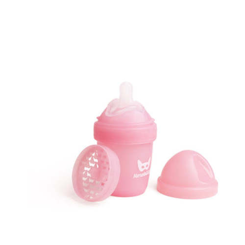 Double Anti-Colic Baby Bottle LT 140 ml/5 floz Pink – Herobility