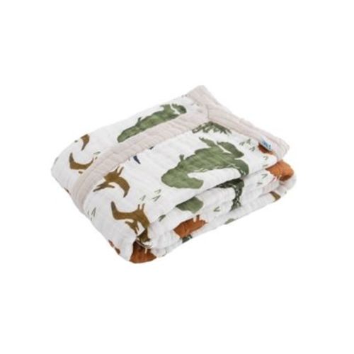 Little Unicorn Cotton Muslin Baby Receiving Quilt - Planetary