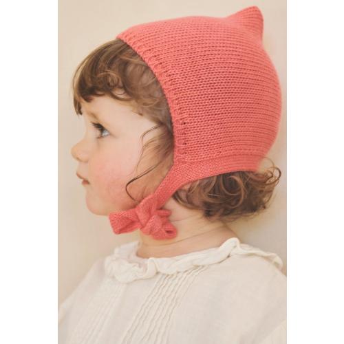 COTTON KNIT BONNET LIMITED EDITION - Dark coral | ZARA United States