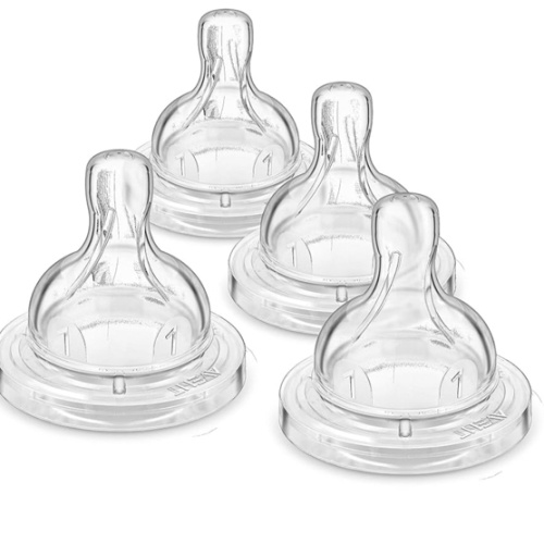 Philips AVENT Anti-Colic Baby Bottle Flow 1 Nipple, 4pk, SCY761/04