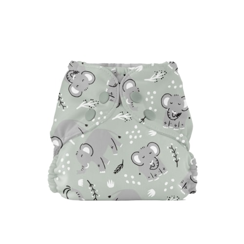 Diaper Outer - WWF Elephants / One