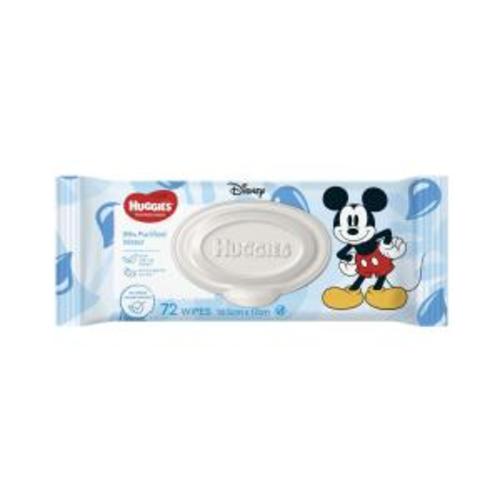 Huggies Pure 99% Purified Water Baby Wipes | 72 Pack