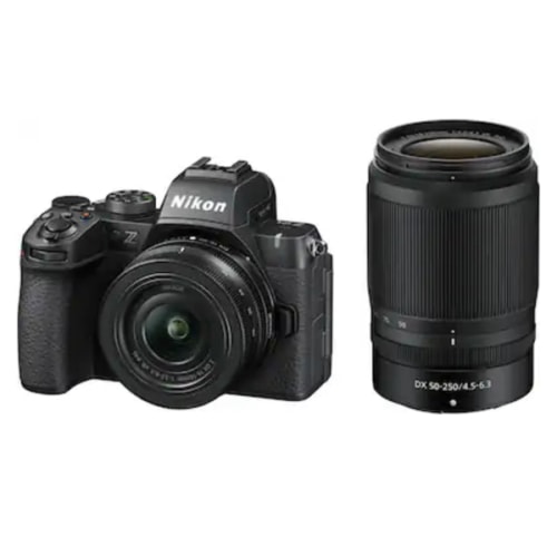 Nikon - Z50II Mirrorless Camera Two Lens Kit with NIKKOR Z DX 16-50mm f/3.5-6.3 VR and NIKKOR Z DX 50-250mm f/4.5-6.3 VR Lenses - Black