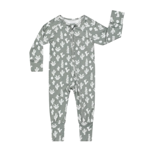Stay Sharp Bamboo Baby Pajama - Convertible Zippy Pajamas – Emerson and Friends