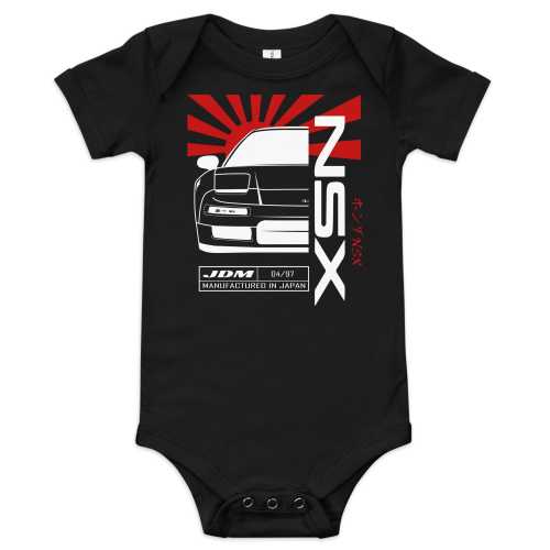 Honda NSX Baby Onesie- Acura Nsx JDM Shirt- Nsx Enthusiast One-piece bodysuit for Baby- Car Guy Short Sleeve Baby Shirt