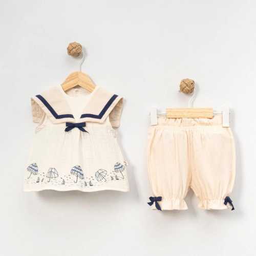Baby Girl Sailor Outfit Set | Nautical-Inspired Clothing for Baby Girls