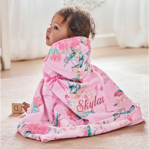 LoveShackFancy Baby Beach Hooded Towel UPF 50+