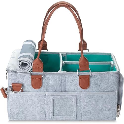 Mr. Pen- Baby Diaper Caddy Organizer with Lid, Baby Organizer