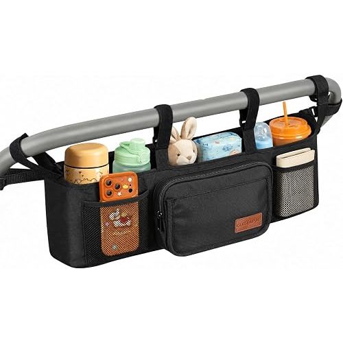 Double Stroller Organizer for Bob Duallie/Jeep Side by Side Double Stroller