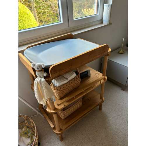 High-Quality Changing Tray – Stylish, Practical, and Ergonomic I back-friendly & space-saving made of solid wood I Baby gifts