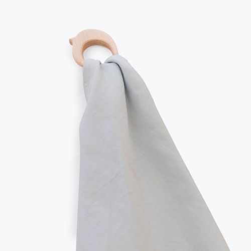 WildBird Dove - Linen + Maple Ring Teether