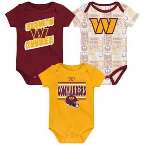 NFL Team Apparel Infant Washington Commanders Comics Team Color 3-Pack Onesie Set | Dick's Sporting Goods