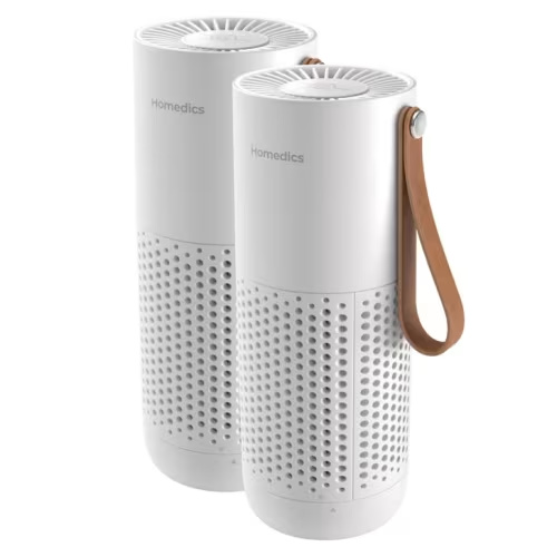 Homedics Portable Rechargeable Air Purifier with Aromatherapy, 2-pack | Costco