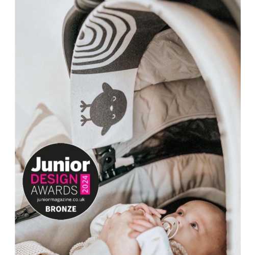 Black and White Sensory Baby Toy / Unique Baby Gift / Pram Toy for Newborn 0-6 Months / Montessori Unique Baby Gift / Baby Sensory Toys