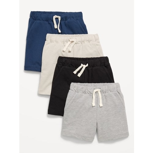 French Terry Shorts 4-Pack for Toddler Boys