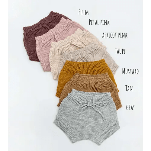 Baby Girl knit Bloomer diaper cover | BLOOMER