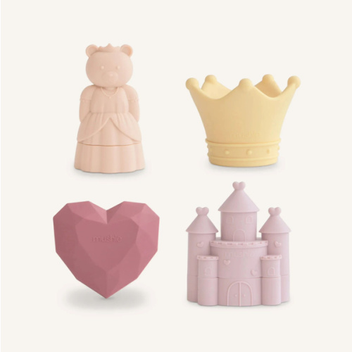 Princess bath toys - Set of 4 | Pink