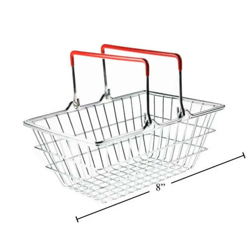 Mini Chrome Shopping Basket – Kinoko Kids