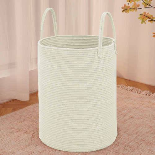 Large Woven Laundry Basket Hamper