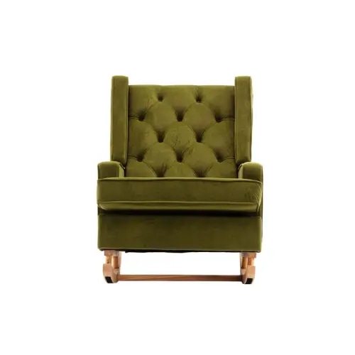 Red Barrel Studio® Comfortable Rocking Chair With Tufted For Living Room | Wayfair