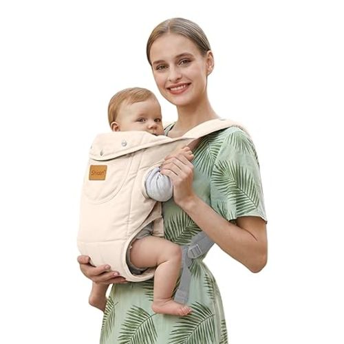 Shiaon Baby Carrier Newborn to Toddler(7-30lbs), Toddler Carrier Baby Holder Carrier with Adjustable Shoulder Strap, Chest Carriers, Black