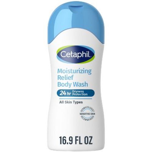 Cetaphil Moisturizing Relief Body Wash - 16.9 fl oz: No Fragrance Added, Hypoallergenic, Paraben-Free, Sulfate-Free