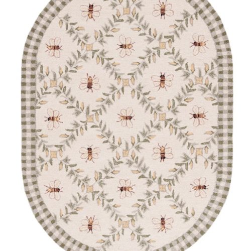 SAFAVIEH Handmade Chelsea Aubree French Country Trellis Wool Rug