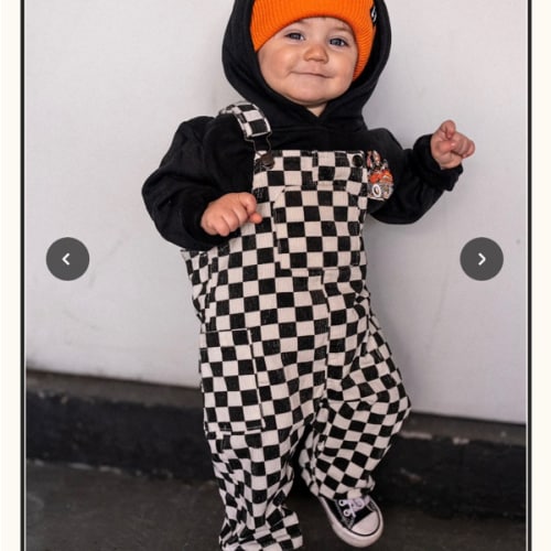 Classic Checker Overalls