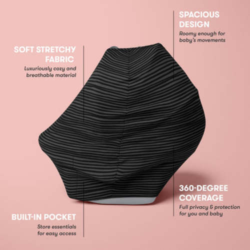 Best Multi Use Nursing Cover – All-in-One Canopy & Breastfeeding Cover