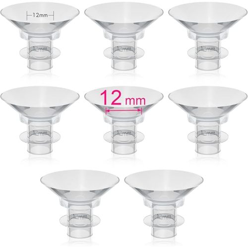 Nipple Measurement Tool Compatible with Flange Inserts, Flange Size Measure for Nipples, Nipple Sizer Measure, Nipple Flange Insert Measuring Tool, Nipple Ruler for Breast Pump Flange Sizing (Pink)