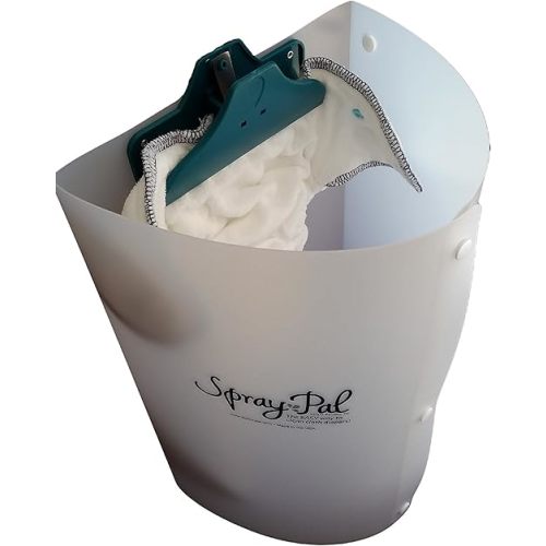 Diaper Sprayer Splatter Shield – Patented Cloth Diaper Cleaning Shield – No-Mess Baby Poop Cleanup – Made in USA – Reusable & Eco-Friendly – Sprayer Accessory