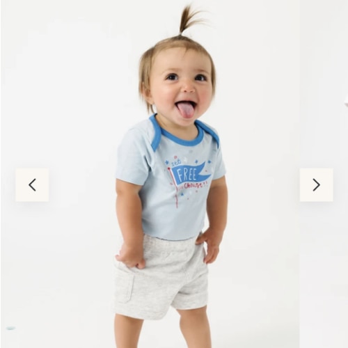 Baby Set Free in Christ Bodysuit Cotton | Short Sleeve