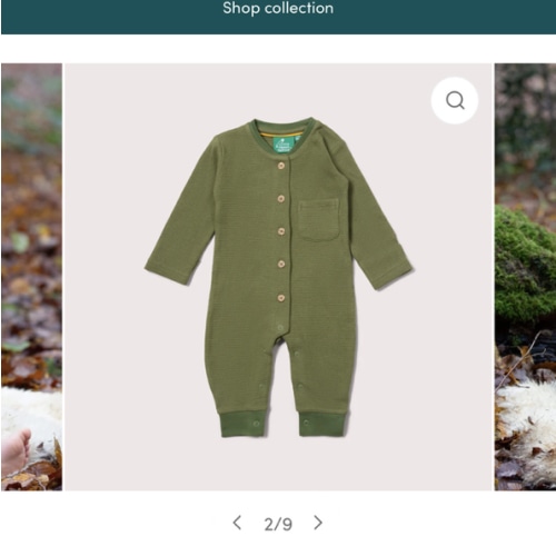 Chive Organic Waffle Playsuit – Little Green Radicals