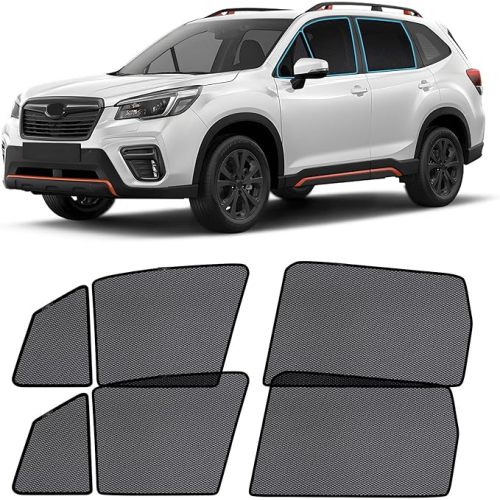 ZATOOTO Car Window Shades for Forester 2019-2024, Car Window Cover Baby Sun Shade Sun Blocker Window Screens for Camping | UV Protection, Privacy, Ventilation, and Bug-Free Design